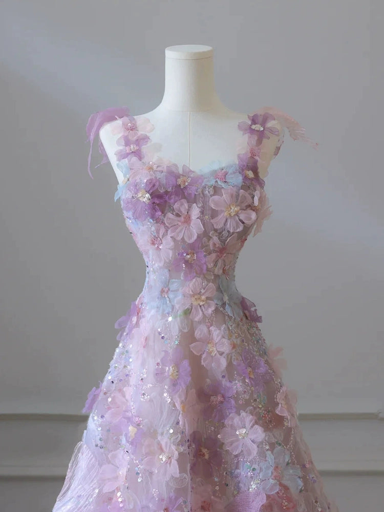 A Line Long Sleeveless Prom Dress Beautiful Evening Dresses fg7661