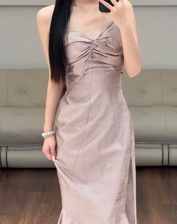 Buntes Meerjungfrau-Partykleid mit Pailletten und langen Abschlusskleidern fg8362