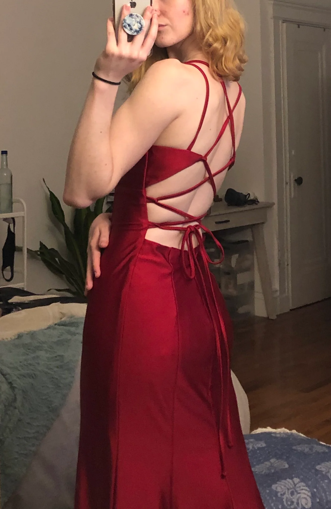 Beauty V Neck Evening Party Dress fg461