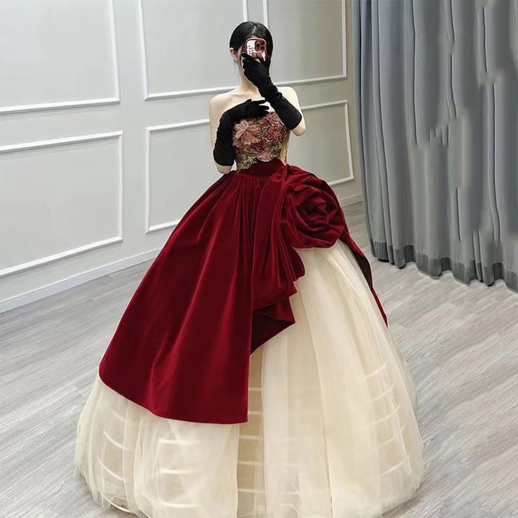 Strapless Birthday Party Dress, Luxury Prom Dress,princess Ball Gown Dress,unique Quinceanera Dress,custom Made fg6830