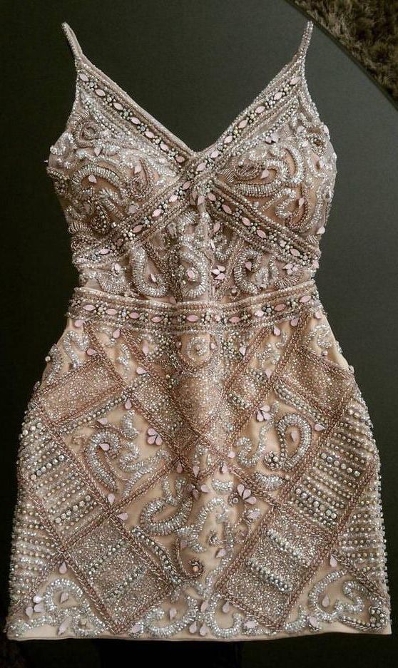 Shinning Crystal Beaded Sheath Short Homecoming Dress fg28