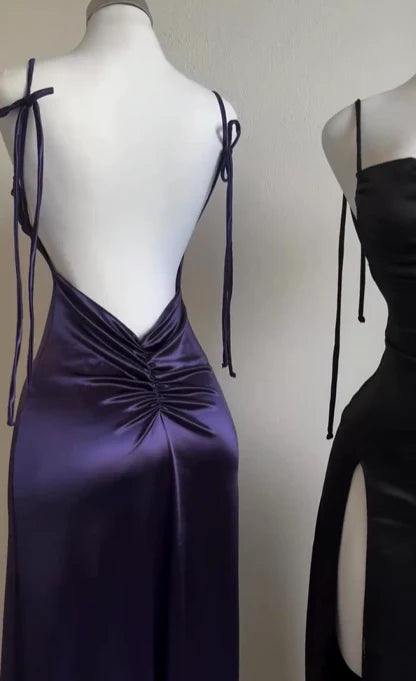 Sheath Long Prom Dress Backless Evening Party Dress fg6668