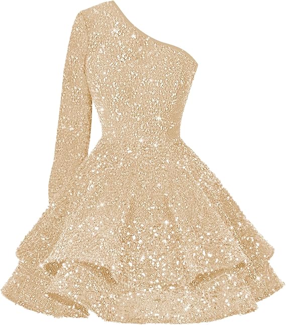 Pink Halter A-Line Sequins Short Party Dress Birthday Outfits fg7116