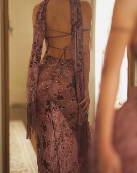 Vintage Prom Dress, Elegant Off Shoulder Evening Dress fg7335