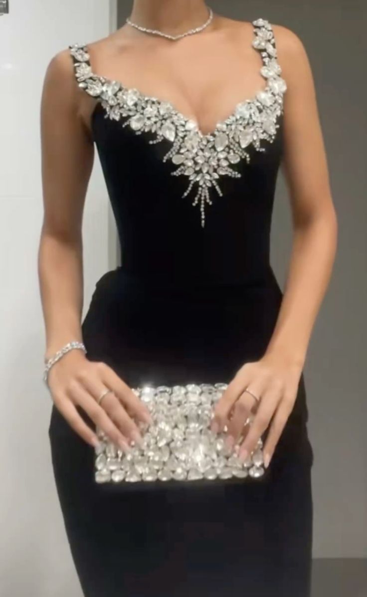 Black Mermaid Sexy Long Formal Dress Evening Party Dresses fg7763