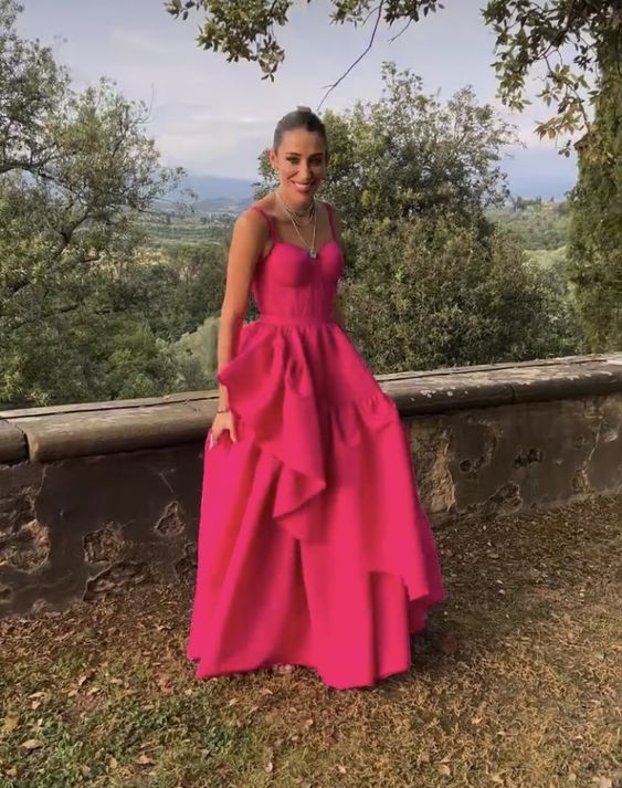 Belles robes de soirée longues, robes de bal trapèze fg3200