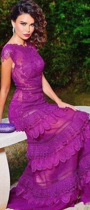 Elegant purple prom dress,long evening dresses fg2695