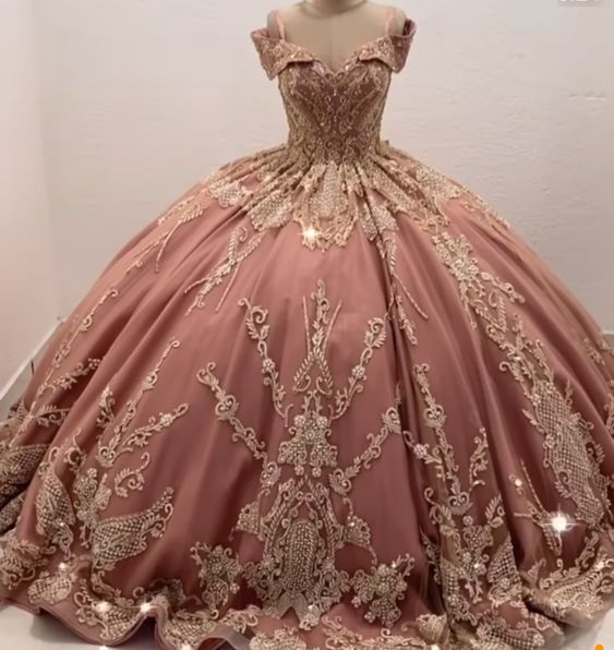 Pink Ball Gown Wedding Dress tulle Prom Dresses fg2875