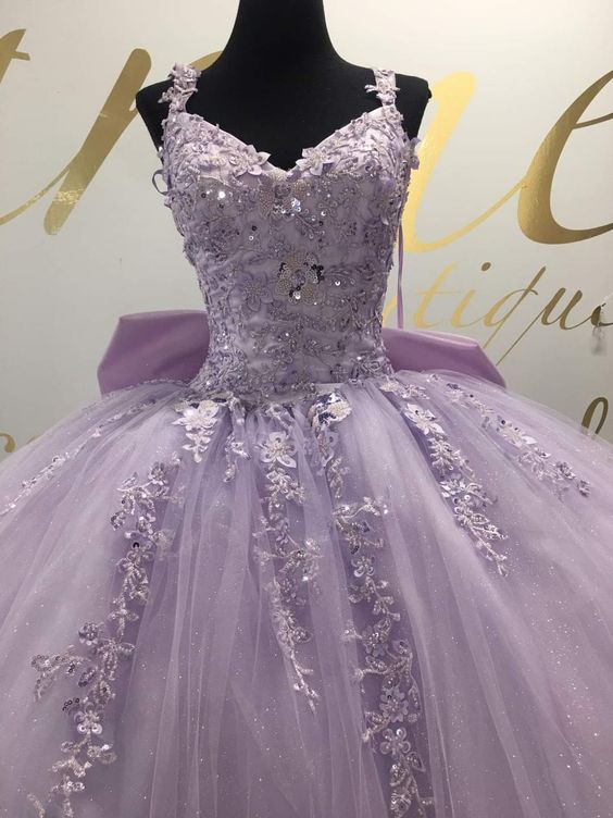 Purple Princess Ball Gown Quinceańera Dress Sweet 16 Dress fg1011