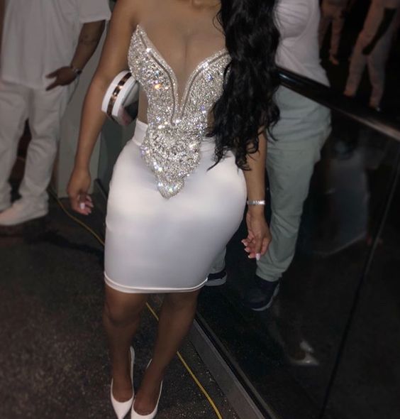 Short Sexy Dress custom homecoming dress fg1578