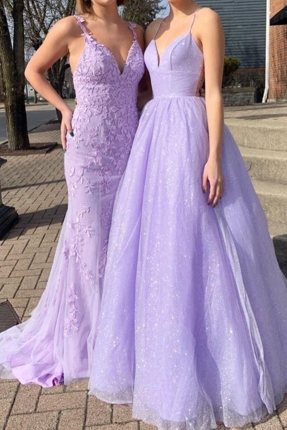 Lavender Prom Dresses evening dress fg1807