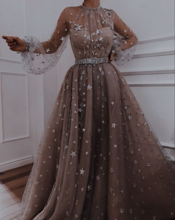 Champagne Prom Evening Gowns Long Formal Dress fg1843