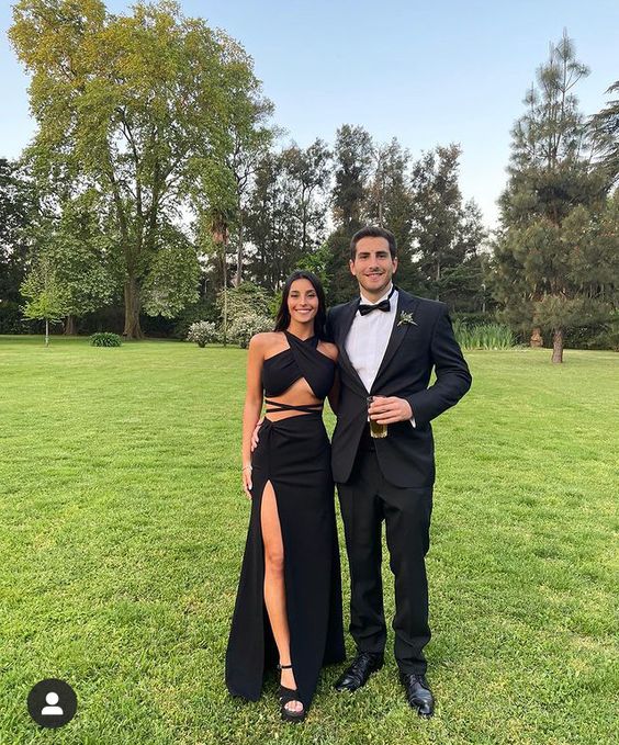 Black Party Dress, Evening Gown Prom Dress fg1054