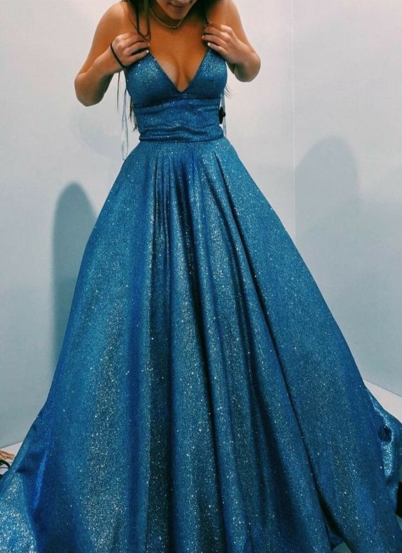 a-line long prom dress , unique prom dress fg2125