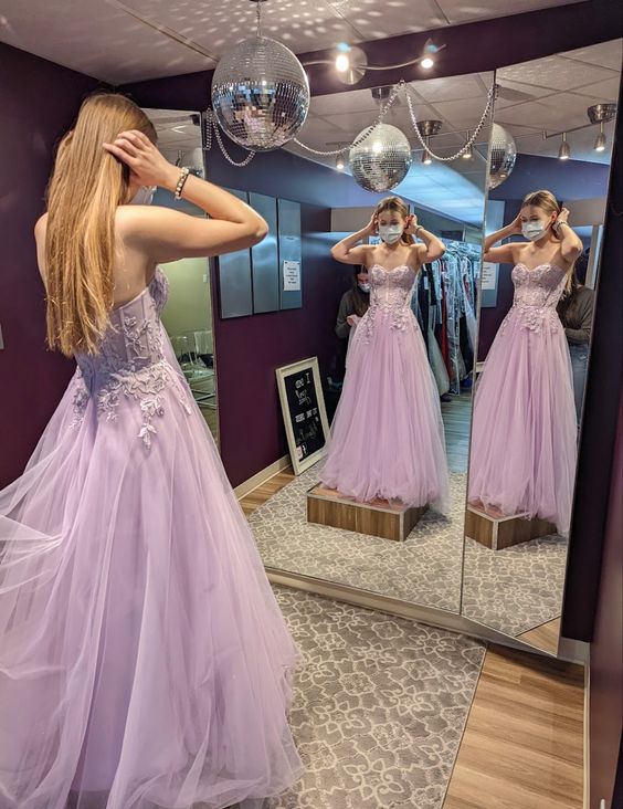 robe de bal princesse lilas fg3298