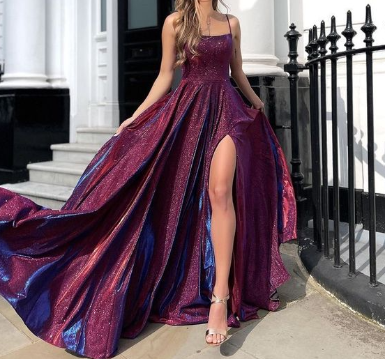 New 2023 Sexy Ladies Prom Evening Dress Side Slit Formal Party prom dress fg3048