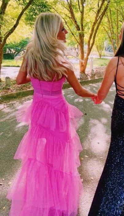 Pink prom dress Evening Gown Long Prom Dresses fg3178