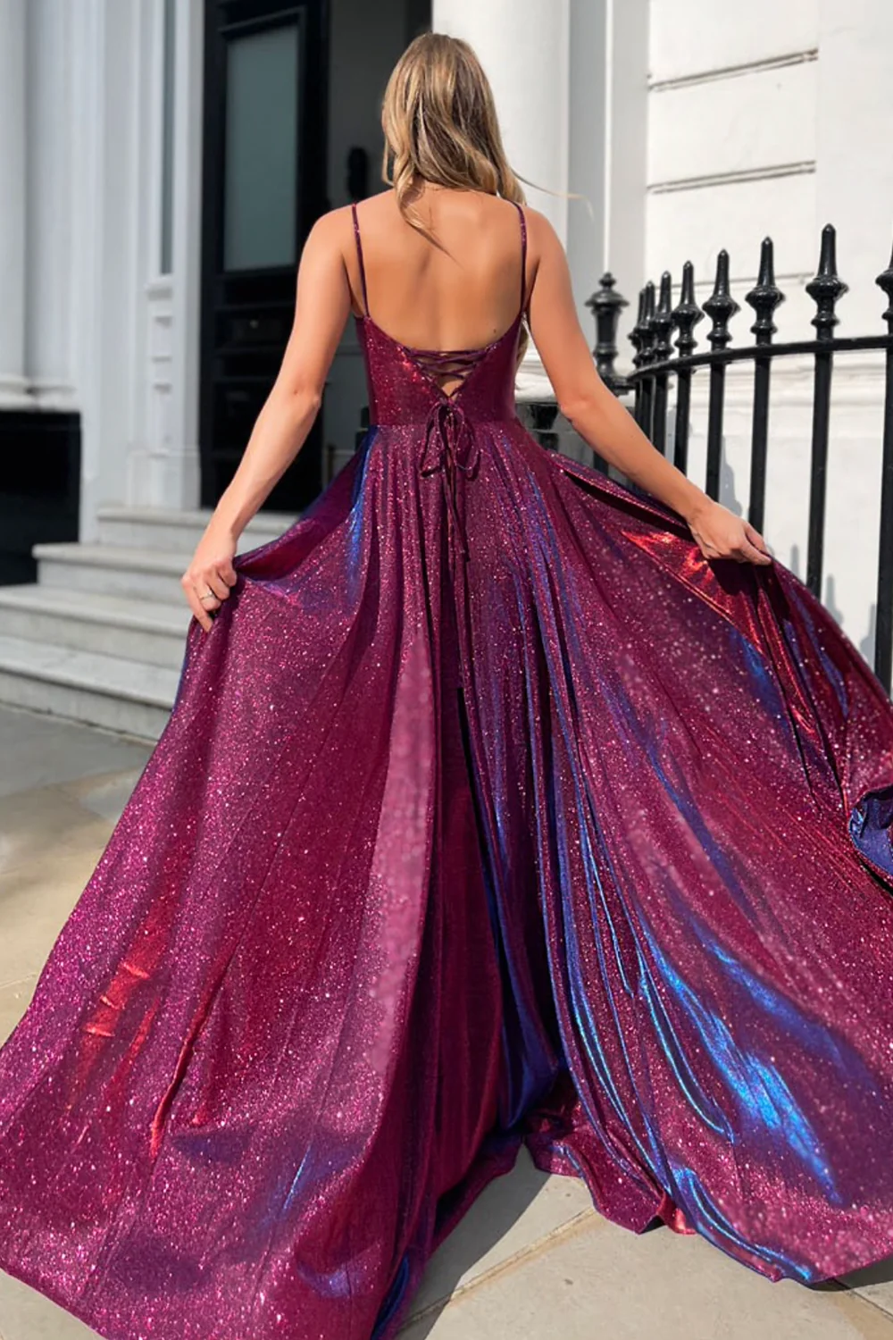 New 2023 Sexy Ladies Prom Evening Dress Side Slit Formal Party prom dress fg3048