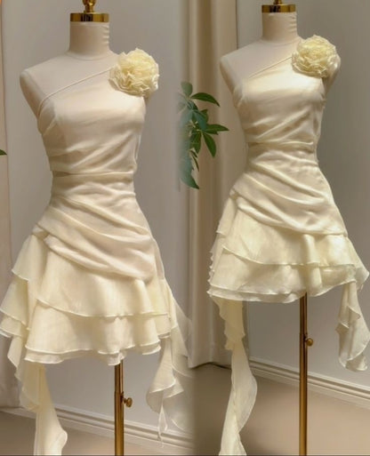 Chiffon Short elegant party gowns, short evening dress    fg7374