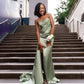 Stunning Green Mermaid Prom Gown Evening Dress for Women    fg7387