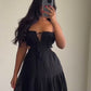 Black Long Prom Dress, Elegant Evening Party Dress     fg7322