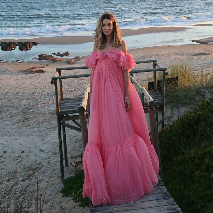 Pink long formal prom dress, long evening party Gown     fg897