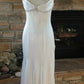 Vintage White Mermaid Prom Dress Wedding Dress     fg7199