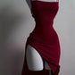 Burgundy Short Prom Dresses Short Birthday Outfits      fg7086