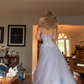 A Line Strapless Party Dress Long Evening Dress Prom Dresses    fg7814