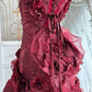 Ball Gown Burgundy Sweet 16 Dress Quinceanera Dresses fg8642