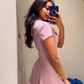 Sexy V Neck Birthday Outfit Short Evening Dress Short Party Dress Cocktail Dresses  fg8192