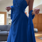 Gorgeous Pink A Line Beaded Prom Dress Long Evening Gown        fg7156