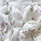 Women's Floral Print Wedding Dresses, Off-the-Shoulder Bridal Gowns, Beach Sweep Train Bridal Gown      fg8066