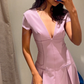 Sexy V Neck Birthday Outfit Short Evening Dress Short Party Dress Cocktail Dresses  fg8192