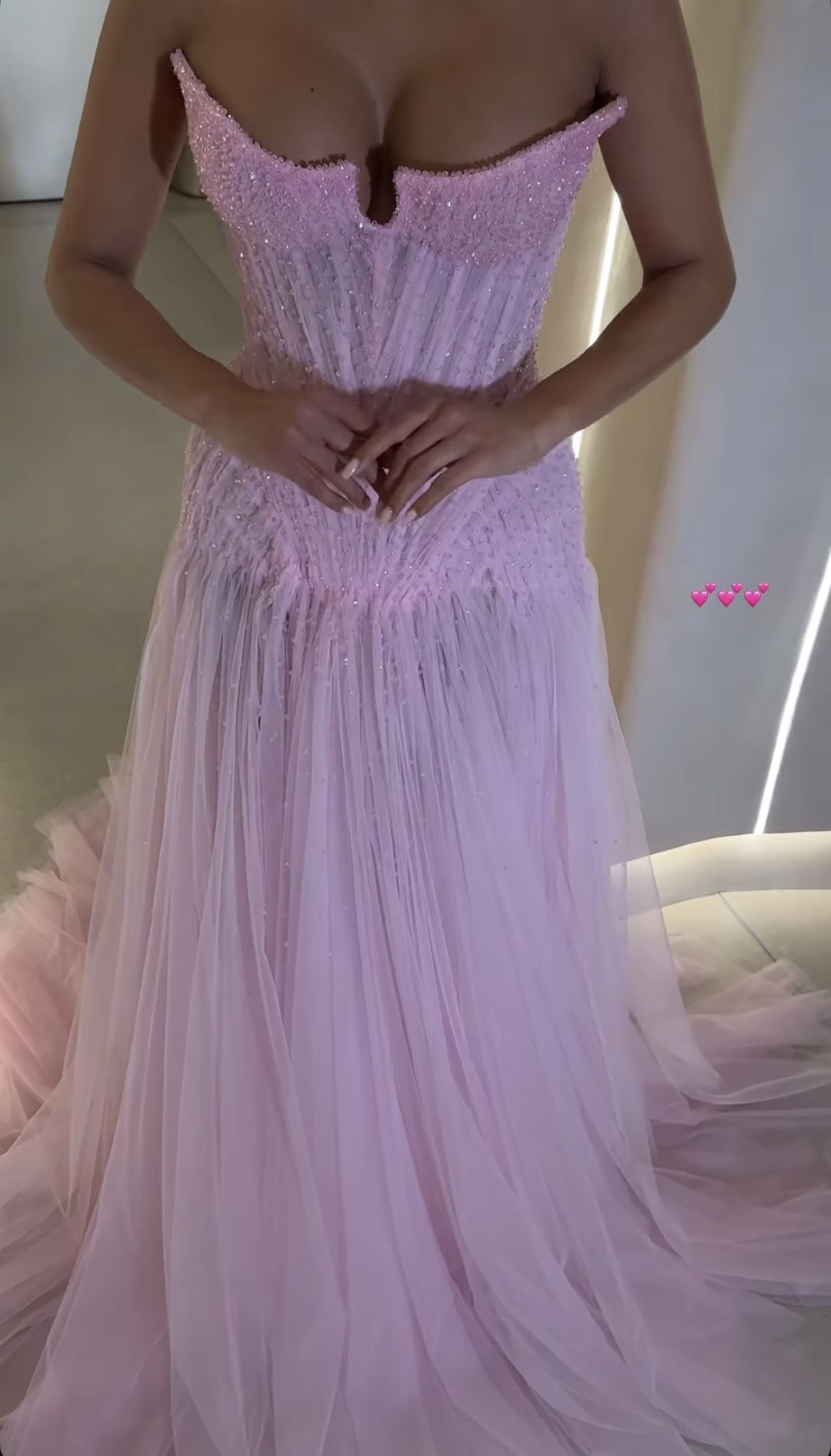 Pink Tulle Prom Party Dress Evening Dress Formal Gown fg8392