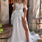 Vintage Lace Wedding Dress Off-Shoulder Appliques Bridal Dress   fg7443