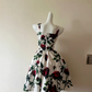A Line Floral Prom Dress 22nd Birthday Outfit Formal Event Dress fg8327
