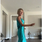Sexy V Neck Sleeveless Evening Dress Long Prom Dresses Online     fg6680