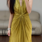 V Neck Prom Party Dress Evening Dress Classy Birthday Outfit  fg8634
