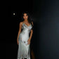 Gray Formal Dress Evening Party Dresses  fg7641