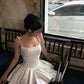 A Line White Short Evening Dress Homecoming Dress Short Party Dress    fg7799