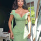 Green Elegant Long Party Dress Prom Dress New Arrive Mermaid Evening Dress   fg8020