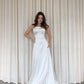 White Long Prom Dress Elegant Sleeveless Fashion Party Dress   fg7435