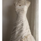 A Line White Party Dress Long Evening Dress Princess Wedding Dress    fg8106
