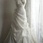 White Party Dress Long Evening Dress Princess Wedding Dress    fg8109