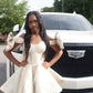 Off Shoulder A Line Homecoming Dress Short Party Dress    fg7726