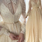 Fashion Prom Dresses Lace Appliques Long Sleeves Evening Gowns A Line Formal Long Special Occasion Party dress    fg5272