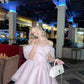 Pink Off Shoulder Short Evening Dress Cocktail Dresses Short Party Dress    fg7840