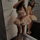 Pink Strapless Birthday Dress Pink Homecoming Dress Short Party Dress    fg7713