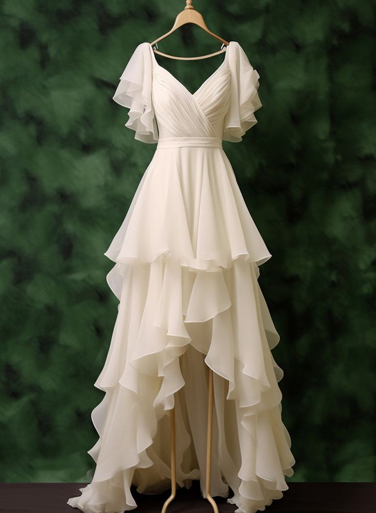 Chiffon High Low Formal Dress Prom Party Evening Dresses     fg7678